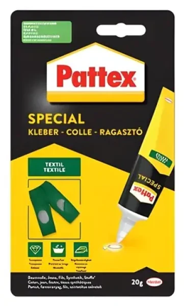 Pattex Speciální lepidlo na tkané textilie 20 g / Lepidlo / Gel / Bez rozpouštědel (9H PXST1)