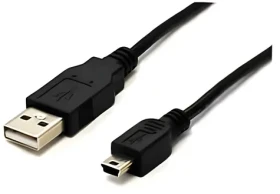 Sharkoon černá / Propojovací kabel / USB-A - Mini USB-B / USB 2.0 / 1 m (4044951015566)