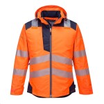 Bunda T400 HiVis do deště oranžovo-modrá M oranžovo-modrá