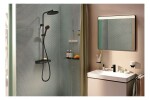 HANSGROHE - Activera S Sprchový set s termostatem, průměr 24 cm, 2 proudy, EcoSmart+, matná černá 28639670