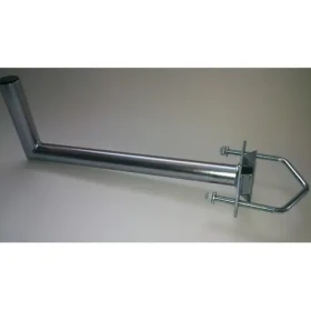OEM Stožárový držák 50 cm 1x vinkl / Držák antény / Galvanický zinek / Průměr 42 mm / Rozteč 100 mm (PK50S421V100)