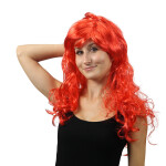 Paruka karnevalová červená dospělá