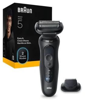 Braun 52-N1200S černá / Holicí strojek / pánský / rychlé nabíjení / Li-ion (52-N1200s Black)