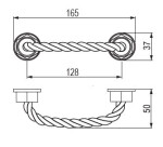 Tulip Nábytková úchytka Spaccata 128mm ostatní