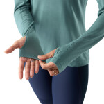 SMARTWOOL Wmns Active Long Sleeve, Dusty Teal (vzorek) velikost: M
