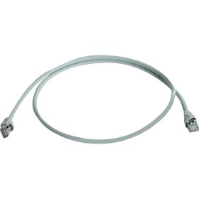 Telegärtner L00001A0090 RJ45 síťové kabely, propojovací kabely CAT 6A S/FTP 1.50 m šedá samozhášecí, bez halogenů, UL certifikace 1 ks