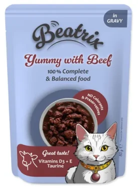 Beatrix Adult / Kapsička pro kočky / hovězí / 85 g (773-30002)