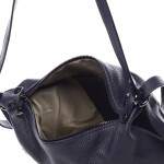 Kožená dámská kabelko-batoh Charlotte, modrá