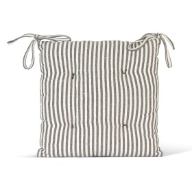 Garden Trading Prošívaný podsedák Charingworth Stripe 40 x 40 cm, zelená barva, textil