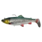 Savage Gear Gumová nástraha 4D Rattle Shad Trout Sinking Green Silver,Savage Gear Gumová nástraha 4D Rattle Shad Trout Sinking Green Silver