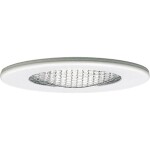 Paulmann 92907 Whirl LED vestavné svítidlo, LED, pevně vestavěné LED, 4.9 W, hliník (kartáčovaný), saténová, sada 3 ks