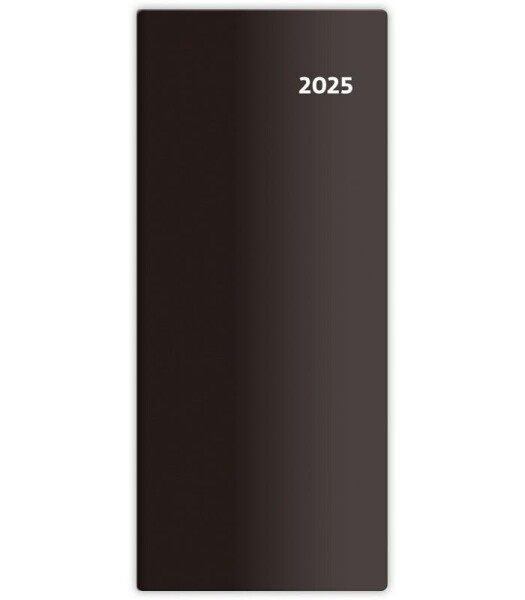 Diář 2025 Torino černá, měsíční