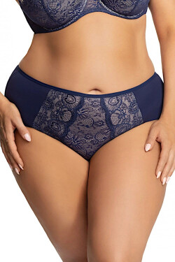Dámské kalhotky 358 Blanca blue - GORSENIA tmavě modrá XXL