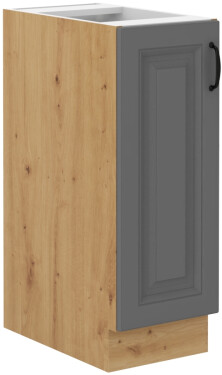 Spodní skříňka s Cargo košem Stilo 30 D CARGO BB Barva korpusu: Dub artisan, Barva dvířek: Dust Grey