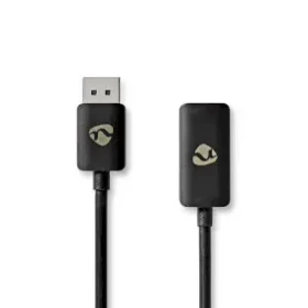 Nedis Kabel DisplayPort (M) - HDMI (F) 0.20 m černá / poniklované (CCGP37108BK02)