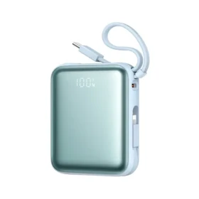 Joyroom JR-PBF27 modrá / Powerbanka / 10000mAh / 22.5W / 1x USB-C / 1x Lightning + 1 USB-C kabel (6956116771201)