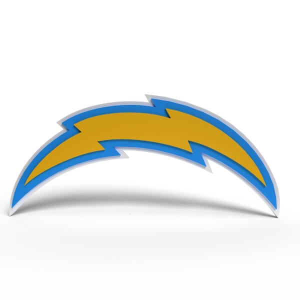 Cedule Los Angeles Chargers NFL 3D Foam Logo