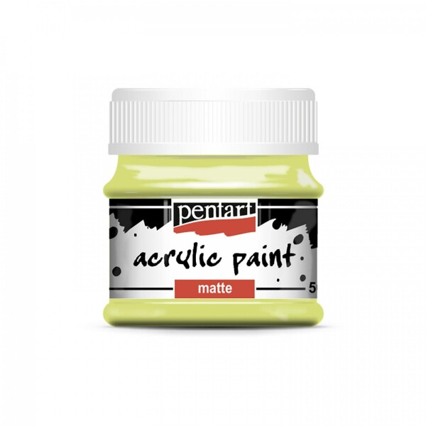 Pentart Matte akrylová barva 50 ml zelená limetková