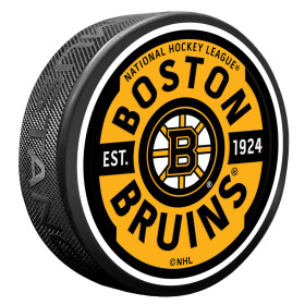 Mustang Puk Boston Bruins NHL Gear Textured Puck