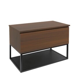 Koupelnová skříňka s krycí deskou SAT B-Way 79x30x45 cm ořech mat BWAY80NUTDESK BWAY80NUTDESK