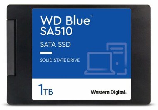 WD Blue SA510 1TB / 2.5 SATA III / SATA 6Gbps / R: 560MBps / W: 520 MBps / TLC / 5y (WDS100T3B0A)