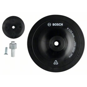 Bosch Accessories 1609200240 Opěrný talíř - 125 mm, 8 mm Průměr 125 mm