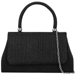 Módní dámská plesová kabelka Michelle Moon Araxi, černá