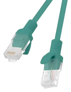 Lanberg CAT6 UTP 0,25 m zelená / Patch kabel / RJ45-RJ45 / Fluke Passed (PCU6-10CC-0025-G)