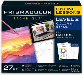 Prismacolor, ?2154395, Prismacolor Technique, level 2, Nature Drawing Set, 27 ks