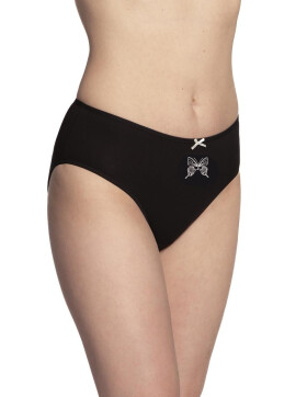 Kalhotky Lama L-122BI-60 A'3 2XL černo-růžová XXL