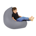 PLUSH NEST PLUSH NEST Venkovní voděodolný sedací vak Sako šedý (velikost S)