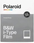 Polaroid Originals i-Type BW / Fotopapír 8 listů / rozměr 10,7 x 8,8 cm / lesklý / určen pro instantní fotoaparáty (006001)