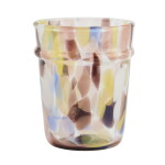 MADAM STOLTZ Sklenice na vodu z brokového skla Colors 200 ml, multi barva, sklo