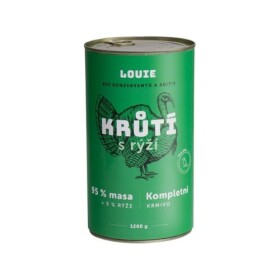 Louie konzerva Krůtí s rýží Hmotnost: 1200g