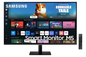 27" Samsung Smart M5 M50D černá / Smart monitor / VA / 1920x1080 / 4ms / HDMI + BT + Wi-Fi (LS27DM500EUXEN)