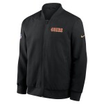 Nike Pánská bunda San Francisco 49ers NFL 2025 Rivalries Sideline Bomber Velikost: 3XL
