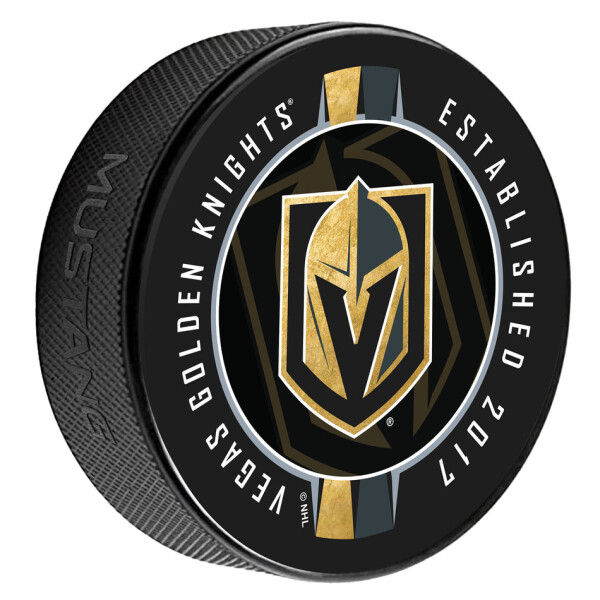 Mustang Puk Vegas Golden Knights NHL Ribbon Printed