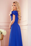 Dámské šaty 310-3 Lidia - NUMOCO královská modrá XXL