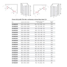 Mereo Sprchový kout, Novea, obdélník, zalamovací, 90x100 cm, chrom ALU, sklo Čiré CK12833ZVR