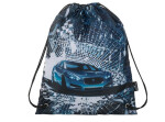 Bagmaster SÁČEK ALFA 9 C školní na přezůvky / tělocvik - modré auto Modrá 1.2 l 180451