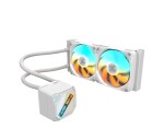 GIGABYTE Vodní chladič GAMING 240 ICE, 2x120mm, ARGB, LGA1851, AM5, bílá EDF_1706135