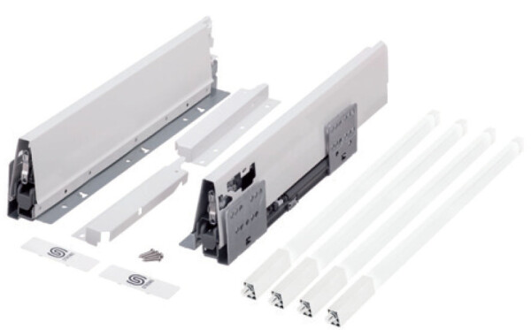 Strong výsuv StrongBox 550/204mm, bilý, dvojtý hranatý reling (402596)