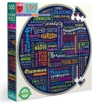 EEBOO Kulaté puzzle 100 skvělých slov