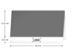 Presco Group Stolní kalendář Plánovací s evropskými svátky 2024 / 25 × 12.5 cm (PGS-32573)