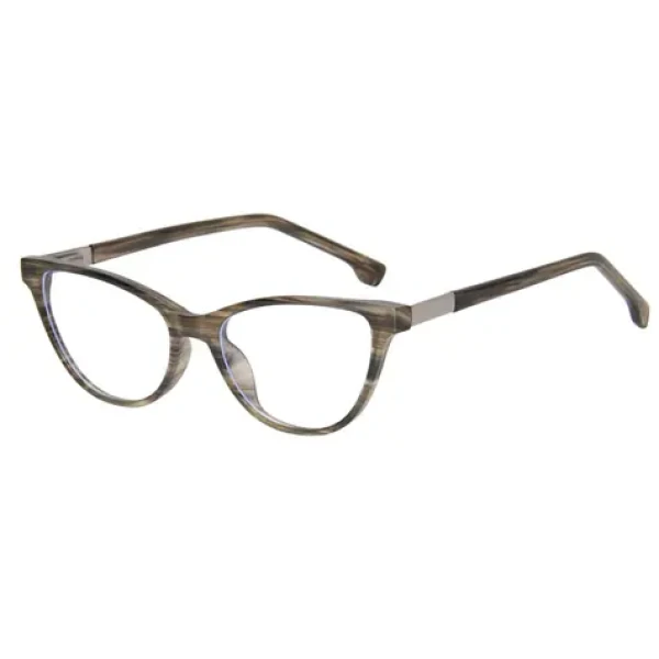 VeyRey Dámské cat-eye dámské brýle blokující modré světlo Micrail čirá skla (753213)