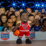 Plyšový hráč Chicago Bulls NBA Scottie Pippen Bleacher Creatures