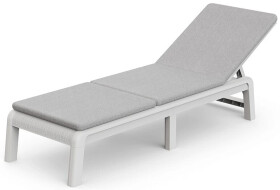 KETER ATLAS (MALLORCA) lehátko s poduškou - šedá/světle šedá