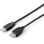 Equip USB 2.0 produžovací A-A 3,0m M/F, černý (128851)