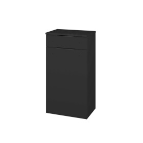 Dřevojas - Nízká skříňka DOS SNDZ 50 - N03 Graphite / Úchytka T07 / N03 Graphite / Levé 211486I