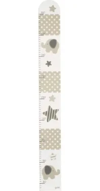 GOKI Dřevěný růstový metr Sloni a hvězdy / od 0 let (60674)
